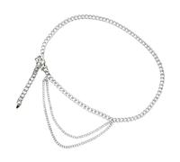 HEALEEP Adjustable Women Waist Chain Belt with Heart Pendant Fashionable Metal Waistband for Dress Jeans Trousers Elegant Boho Body Jewelry Accessory Stylish Multi Occasion Waist Belt
