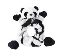HEALEEP Adorable Panda Hair Tie Band for Medium Thick Hair Fabric Material with Long Serving Life for Buns Black and White Accessory
