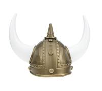HEALEEP Ancient Roman Viking Ox Horn Helmet Lightweight Party Hat for Men for Festivals and Themed Events Unique Costume Accessory for Role Play and Celebrations
