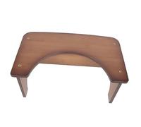 HEALEEP Bamboo Toilet Stool Footrest for Bathroom Non Slip Durable Step Stool Stable Small Bench for Comfortable Squatting Posture and Safe Use Home Toilets and Bathrooms