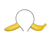 HEALEEP Banana Hair Headband Pepper Design Lightweight Cloth Foam Material Eye-catching Photo Props Stays on Head Firmly Yellow Headpiece for Performance Party