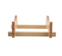 HEALEEP Barrel Rack Wood Base Dispenser Stand Bottle Support Shelf for Party Wedding Catering Lemonade Whiskey Jar Holder