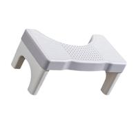 HEALEEP Bathroom Footstool Portable Non-Slip Toilet Stool Compact Size for Adults Elderly Bathroom Environment