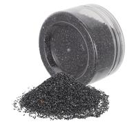 HEALEEP Black Silicon Carbide Rock Tumbler Grit for Batch Precision Finishing 24 Mesh 1 Box High Grade Emery Polishing Stones 1.1lb Compact Abrasive Media for Tumblers of Small Metal