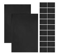 HEALEEP Black Tissue Paper Sheets with Smooth Surface and Easy Folding 35x50cm 200 Sheets Versatile Use for Gift Wrapping and Crafts for Weddings and Festive Events, for Bouquet and Gift