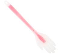 HEALEEP Body Massage Paddle Pat Tool 40cm Pink Handheld Back Massager for Acupoint Therapy and Muscle Relief, Extended Meridian Scraping Hammer for Wellness and Relief