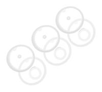 HEALEEP Bottle Seals Silicone Sealing Ring Suitable for 32/40/64 Ounce Bottles High Elasticity Effective Sealing White Replacement Accessories