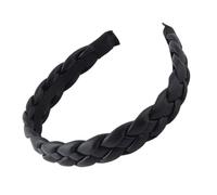 HEALEEP Braided Pu Broadside Headband for Women, Wear Resistant and Not Easy to Break, for Daily Use and Xmas Parties, Retro and Delicate Hair Accessory