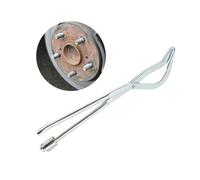 HEALEEP Brake Spring Pliers Tool for Drum Brake Adjustment and Maintenance, Metal Construction, Silver Colour, Designed to Save Labour and Remove Shoe Return Springs, for Workshop