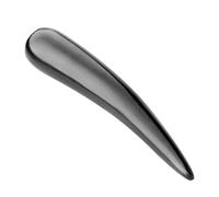 HEALEEP Buffalo Horn Body Massage Stick Black Lightweight Scraping Massager for Muscle Relaxation and Skin Nourishment Suitable for Traditional Therapy