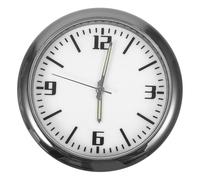 HEALEEP Car Clock Mini Electronic Quartz Clock with One-click Start Adhesive for Car Interior