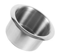 HEALEEP Car Cup Holder Insert Metal Rv Cup Holder Replacement for Sofa and Couch, Anti-spill Recessed Insert Compatible with Motorhome and Boat Interiors