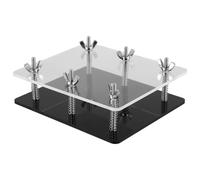 HEALEEP Card Flatten Tool Pressing Device for Trading Cards Curvature Corrector Black Bending Repairing Tool for Collectible