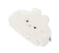 HEALEEP Cartoon Rabbit Coin Bag Cotton Money Storage Bag Adorable Rabbit Shaped Soft Coin Purse with Strong Wear Resistance for Children Shopping and Working