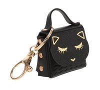 HEALEEP Cat Mini Purse Keychain Small Wallet Coin Purse Cute Cartoon Pendant for Teen Girls Women Boys and Girls Backpack Hanging Charm