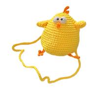 HEALEEP Coin Purse Crochet Chick Crossbody Bag for Woven Mini Shoulder Purse with Cute Cartoon Design Practical and Stylish Gift for S Everyday Use