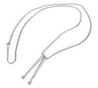 HEALEEP Cool Punk Drumsticks Necklace for Women Men Stainless Steel Pendant Jewelry Gift for Drummers Music Accessory Lightweight Everyday Wear