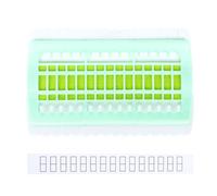 HEALEEP Cross Stitch Thread Organizer Plastic 30 Holes Floss Card Embroidery Floss Holder Mini Thread Arranger for Home Use