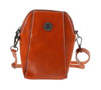 HEALEEP Crossbody Bag for Women Stylish Zipper Phone Purse with Strap Compact for Keys Wallet Essentials Brown Color for Hands Travel