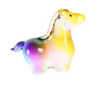 HEALEEP Crystal Horse Statue Realistic Lifelike Sculpture with Brilliant Crystal Finish Artistic Animal Figurine for Home Living Room Office Decor Horse Enthusiasts and Collectors