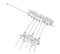 HEALEEP Cute Beaded Bracelet for Women Retro Hand Jewelry Fashion Accessory Festival Outfits Fancy Dress Stylish Bangle Bell Fringe Dance Ring