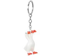 HEALEEP Cute Three-headed Goose Keychain Animal Pendant Bag Decoration Practical Gift for Men Women Holidays and Special Occasions