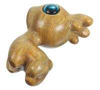 HEALEEP Deer Elegant Craftsmanship with Handicrafts Statue Decor Wooden and Fine Natural Texture, Adorable Ornament for Decoration Table Home, Office, and Shelf