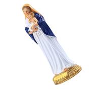 HEALEEP Desktop Mary Ornament Resin Mary Sculpture Classical Lifelike Delicate Figurine Holding A Decorative and Easy to Clean for Study Rooms and Different Events