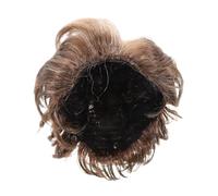HEALEEP Disco Wig Shaggy Style Short Synthetic Hairpiece for Men Cosplay Curly Wigs Reusable Rock Party Toupee for Halloween Masquerade and Performances