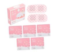HEALEEP Disposable Steam Eye Masks 5pcs Set Pink Rose Scent Hot Compress Masks for Eye Fatigue Relief and Dark Circle Care and Relaxation