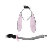 HEALEEP Donkey Ears Hair Hoop Headband Boys and Girls Headband for Halloween Party Boy Girl Hair Accessories Animal Ear Christmas Costume