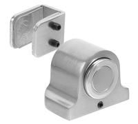 HEALEEP Door Stoppers for Wall Magnetic Catch Silver Aluminum Alloy Door Stopper with Delicate Shape and Sound Absorbing Function Suitable for Bedroom and Bathroom