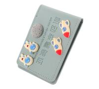 HEALEEP Driver License Holder Cute and Creative Dual Card Sleeve with Slots Fadeless Portable Car Insurance Case for Drivers and