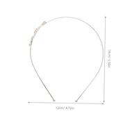 HEALEEP Elegant Alloy Hairband with Rhinestone Butterfly Adjustable Fashionable Hair Accessory for Women and Lightweight Decorative Head Hoop for Casual and Formal Wear