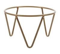 HEALEEP Elegant Iron Gazing Globe Stand with Stable Base and Easy Installation, Golden Crystal Sphere Ball Display Stand for Desk Decor and Patios, Distinctive Garden Ball Holder