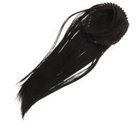 HEALEEP Elegant Pearl White Wide Brim Headband with Toothed Structure and Firm Attachment, Stylish Synthetic Fiber Hair Accessory for Women Suitable for Daily Hairstyles and Outdoor