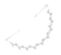 HEALEEP Elegant Silver Alloy Headband for Women Rhinestone Inlay, Classic and Chic Hair Accessory for Party and Informal Receptions