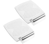 HEALEEP Elevating Aluminium Alloy Wheelchair Footrest Replacement Pedal 2Pcs with Stable Non-Slip Surface Suitable for Athletes and Home Use