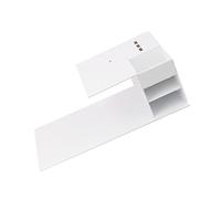 HEALEEP Eyelash Extension Tool Organizer Detachable Acrylic Shelf Display Stand for Beauty Salons Home Use Features Tweezers Holder Multiple Slots for Tidy Tool Storage
