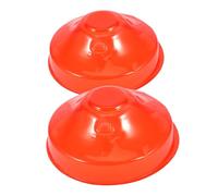 HEALEEP Fire Alarm Guard Cover and Detector Caps Plastic Dustproof Moisture Resistant Protective Cover for Fire Alarms in Construction and Cooking Environments 2 Pieces