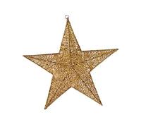 HEALEEP Five-pointed Star Decoration Shiny Christmas Hanging Pentagram Star Pendant for Christmas Tree Winter Tree Decor