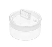 HEALEEP Flat Weighing Bottle for Chemistry Adults Capacity Pill Organizer Lab Glassware Glass Stopper