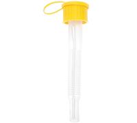 HEALEEP Flexible Gas Spout Gas Can Spout Replacement Yellow Plastic Portable Flexible Design for Refueling