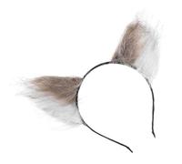 HEALEEP Foxes Ear Headband Creative Adorable Chic Cloth and Zinc Alloy Cosplay Prop with Animals Ear Shape Attractive Delicate Hair Accessory for Gathering and Party