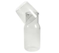 HEALEEP Glass Cup Set with Kettle, Thickened Rim and Smooth Finish