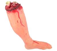 HEALEEP Halloween Fake Broken Legs Prop, Human Body Part Feets, Rubber Fake Organs - Tricky Toys for Halloween Party, Zombie Vampire Party Decorations Supplies