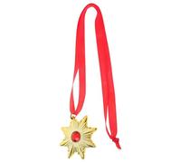 HEALEEP Halloween Vampire Medal Necklace for Men and Women, Lightweight Red Plastic Pendant with Versatile Use, for Ceremonies and Photos, Halloween Costume Accessory
