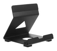 HEALEEP Handheld Gaming Console Bracket Vertical Base Portable Non-deformation Metal Stand Classic and Simple Appearance Black for Handheld Consoles Desktop Use