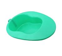 HEALEEP Handled Bedpan Urinal for Bedridden Patients and Pregnant Women Ergonomic Plastic Bed Pan with Smooth Handle Wide Spill-Resistant Ramp Comfortable Design for Nursing Care