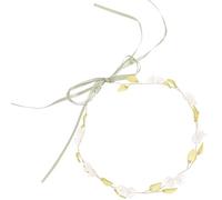 HEALEEP Headband for Brides and Bridesmaids, Comfortable and Not Easy to Fall, Made of Plastic and Alloy Ribbon, Wedding Accessory and Flower Hairband